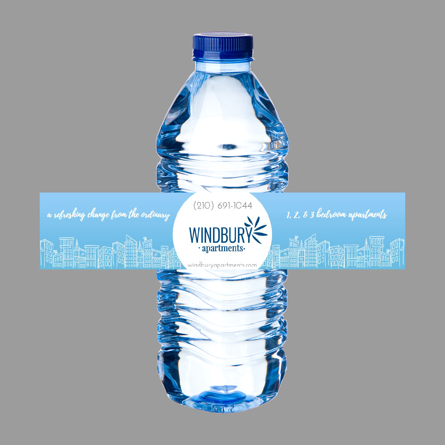 travel water bottle labels